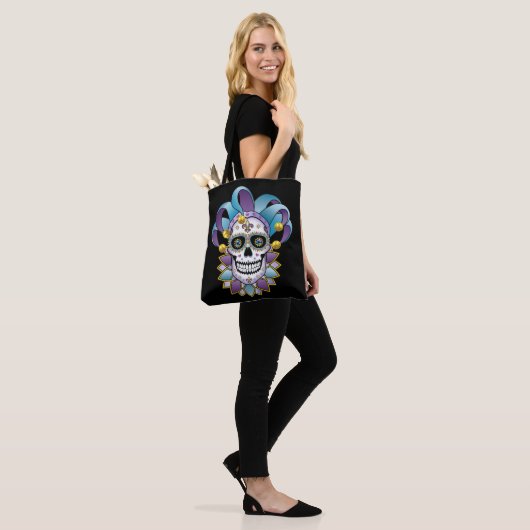 Colorful Jester Skull Tasche (Am Model)