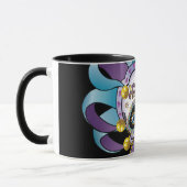 Colorful Jester Skull Tasse (Links)