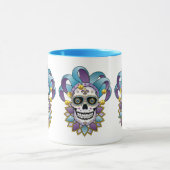 Colorful Jester Skull Tasse (Zentrum)
