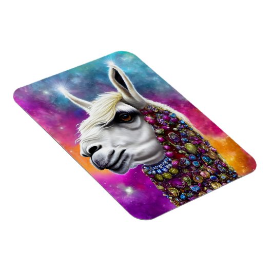 Colorful Jewele Llama Magnet (Rechte Seite)