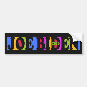 Colorful JOE BIDEN 2020 Autoaufkleber