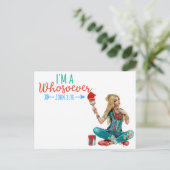 Colorful John 3:16 | Glaube Postkarte (Stehend Vorderseite)