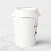 Colorful Joyeux Weihnachten Französisch Weihnachte Pappbecher (Rechts)