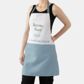 Colorful Joyeux Weihnachten Französisch Weihnachte Schürze (InSitu)