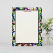 Colorful Jumble Stationery Paper Briefbogen (Stehend Vorderseite)