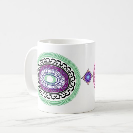 Colorful Kaffeetasse (Vorderseite Links)