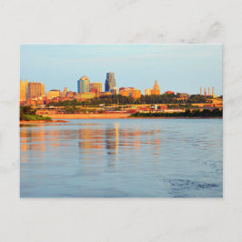 Colorful Kaw Point in Kansas City, Missouri Postkarte