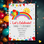 Colorful Kawaii Kids Rainbow Birthday Party Einladung<br><div class="desc">Karo aus dieser bezaubernden Kawaii,  Kinder regneten die Geburtstagseinladung. Entworfen mit Liebe von Inga. Gefüllt mit niedlichen Herzen und Start,  Spaß Geburtstagsdekorationen und Ballons! Der gesamte Text ist vollständig anpassbar! Die Freunde und Familie Ihres Kindes freuen sich auf diese Einladung.</div>