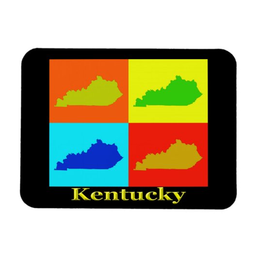Colorful Kentucky Pop Magnet (Horizontal)