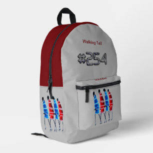 Colorful Kenya Maasai Traditionelle Kunst Wandern Bedruckter Rucksack