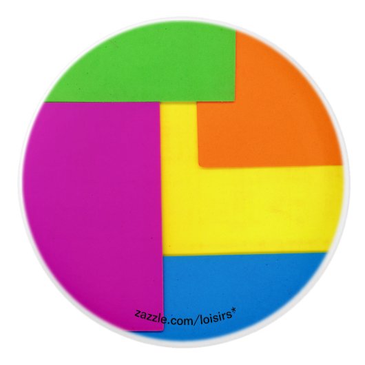 Colorful Keramikknauf (Vorderseite)