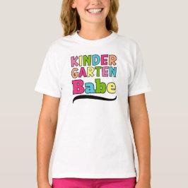 Colorful Kindergarten Babe - Erster Schultag T-Shirt