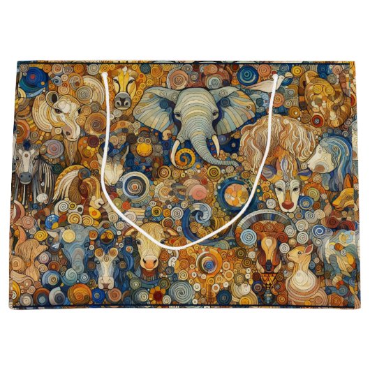 "Colorful Kingdom" Große Geschenktüte (Vorderseite)