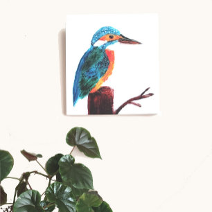 Colorful Kingfisher Bird Art Leinwanddruck