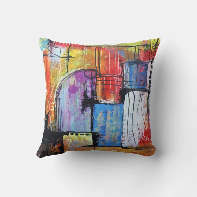 Colorful  kissen (Rückseite)