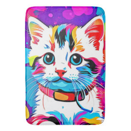 Colorful Kitesurf Kunst Badematte