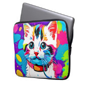 Colorful Kitesurf Kunst Laptopschutzhülle (Vorderseite Links)