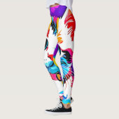 Colorful Kitesurf Kunst Leggings (Links)