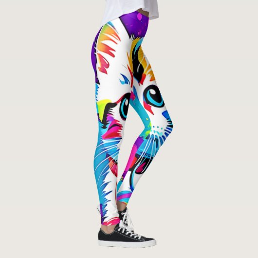 Colorful Kitesurf Kunst Leggings (Rechts)