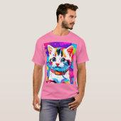 Colorful Kitesurf Kunst T-Shirt (Vorne ganz)