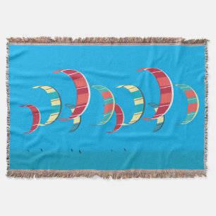 Colorful Kitesurfing Kites Decke