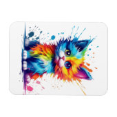 Colorful Kitten Magnet (Horizontal)