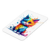 Colorful Kitten Magnet (Linke Seite)