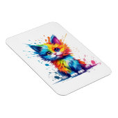 Colorful Kitten Magnet (Rechte Seite)