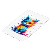 Colorful Kitten Magnet (Linke Seite)