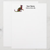 Colorful Kitty 2 Briefkopf (Vorne/Hinten)