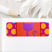 Colorful Kitty Cat Polka Dot Pattern (Insitu)