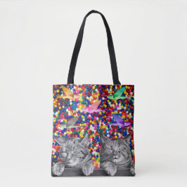 Colorful Kitty Dreams Tasche