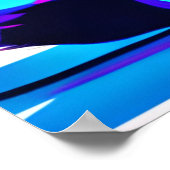 Colorful Kitty Splash Poster (Ecke)