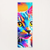 Colorful Kitty Stare Yogamatte (Rückseite)