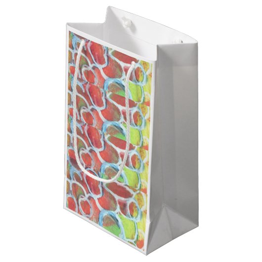 Colorful Kleine Geschenktüte (Vorderseite Schrägansicht)