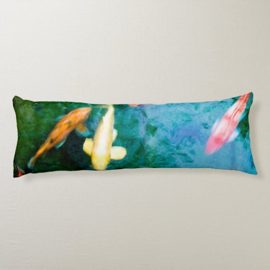 Colorful Koi Fish Seitenschläferkissen (Rückseite)