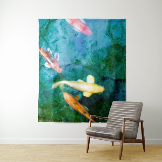 Colorful Koi Fish Wandteppich (Beispiel)