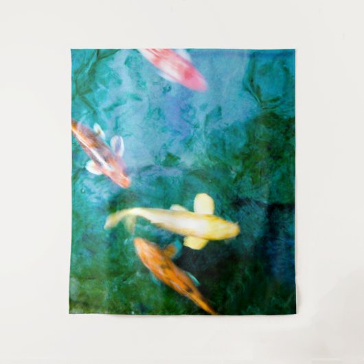 Colorful Koi Fish Wandteppich (Vorderseite)