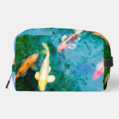 Colorful Koi Fish Waschbeutel (Rückseite)