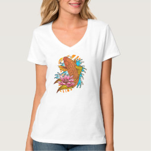 Colorful Koi Goldfish T - Shirt
