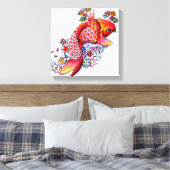Colorful Koi Leinwanddruck (Insitu (Schlafzimmer))