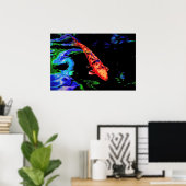Colorful Koi Poster (Heimbüro)