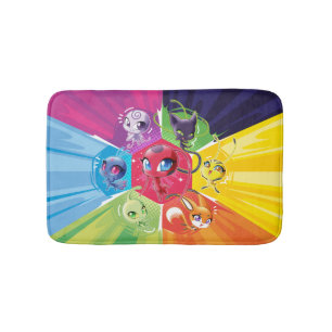 Colorful Kwamis Badematte