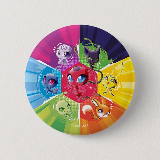 Colorful Kwamis Button (Vorderseite)