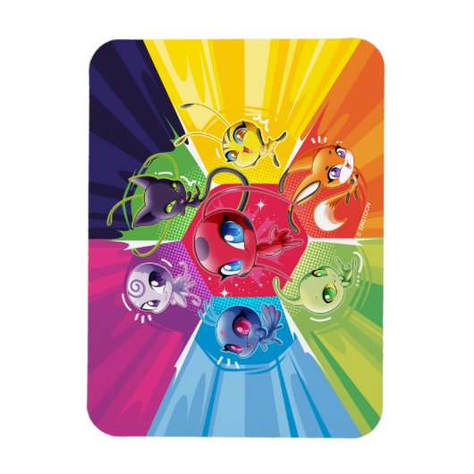 Colorful Kwamis Magnet (Vertikal)