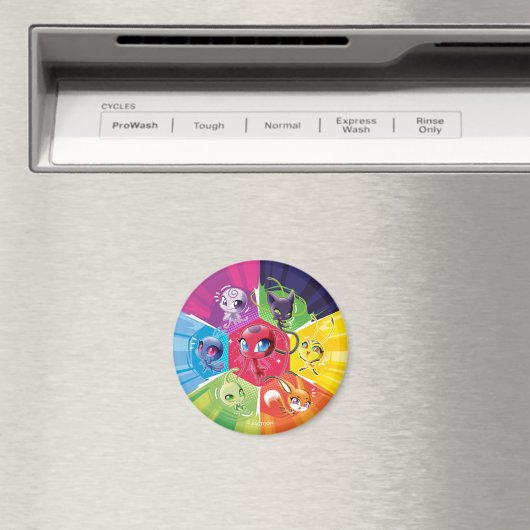 Colorful Kwamis Magnet (In Situ (Geschirrspüler))