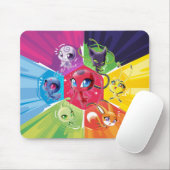 Colorful Kwamis Mousepad (Mit Mouse)