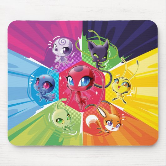 Colorful Kwamis Mousepad (Vorne)