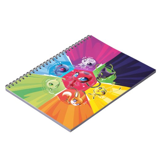 Colorful Kwamis Notizblock (Linke Seite)