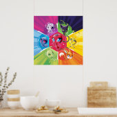 Colorful Kwamis Poster (Küche)